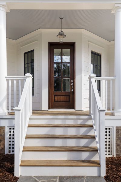 Stoop Railing Installation in Truckee