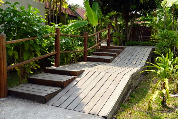 Wood Ramp Installation in Truckee