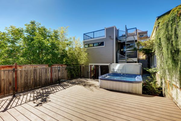Hot Tub Deck Installation in Truckee