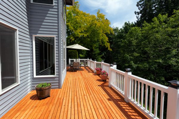 Cedar Deck Construction in Truckee