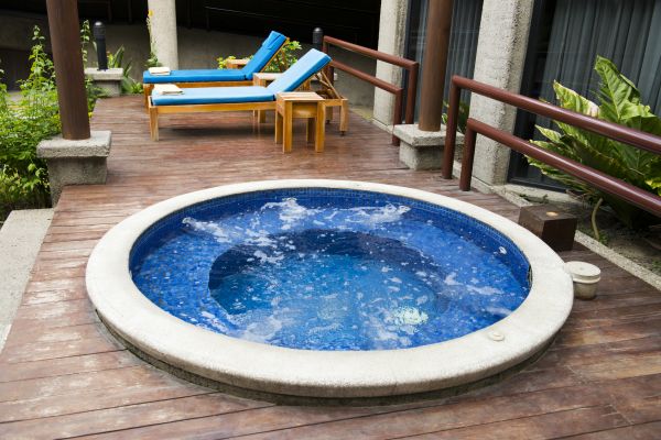 Hot Tub Deck Construction in Truckee